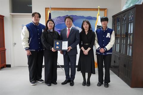 재난대응 훈련 및 다수사상자 대응훈련 경기도지사 표창 수상